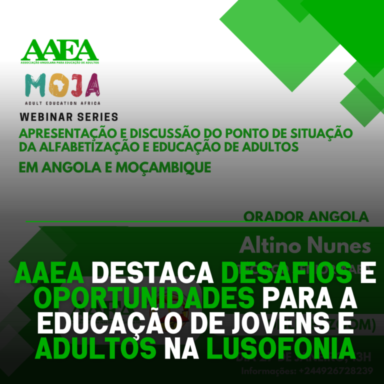 AAEA destaca desafios e oportunidades para a Educação de Jovens e Adultos na Lusofonia