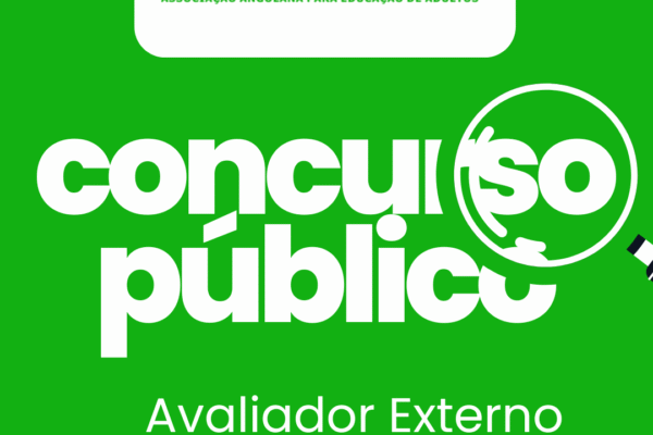 Concurso público para avaliador externo